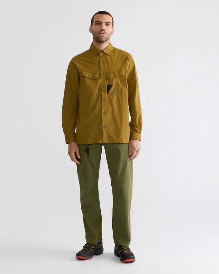 Syn Long Sleeve Shirt Juniper Green Men Klttermusen Shirts
