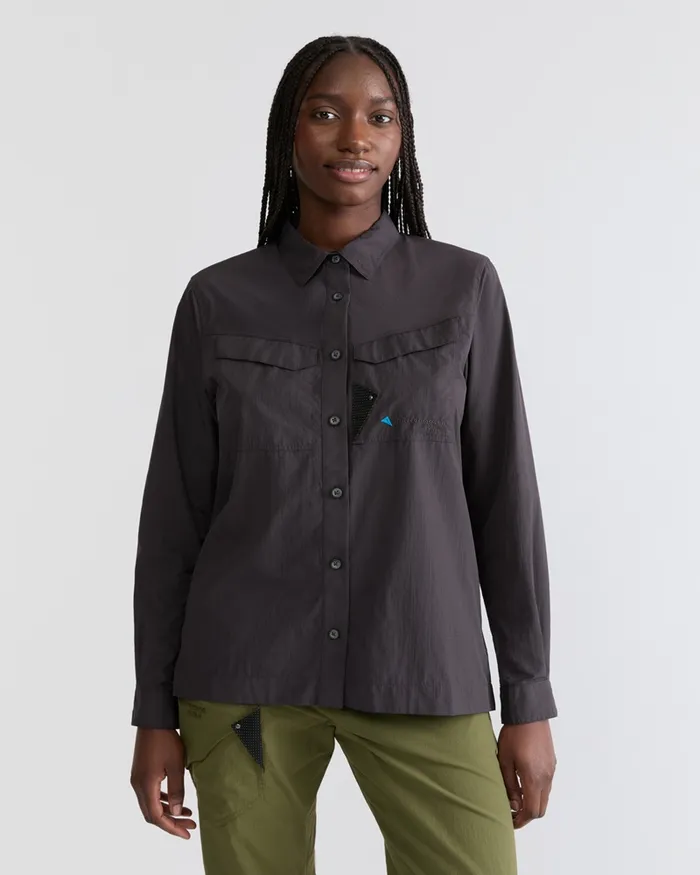 Syn Long Sleeve Shirt Raven Women Klttermusen Shirts