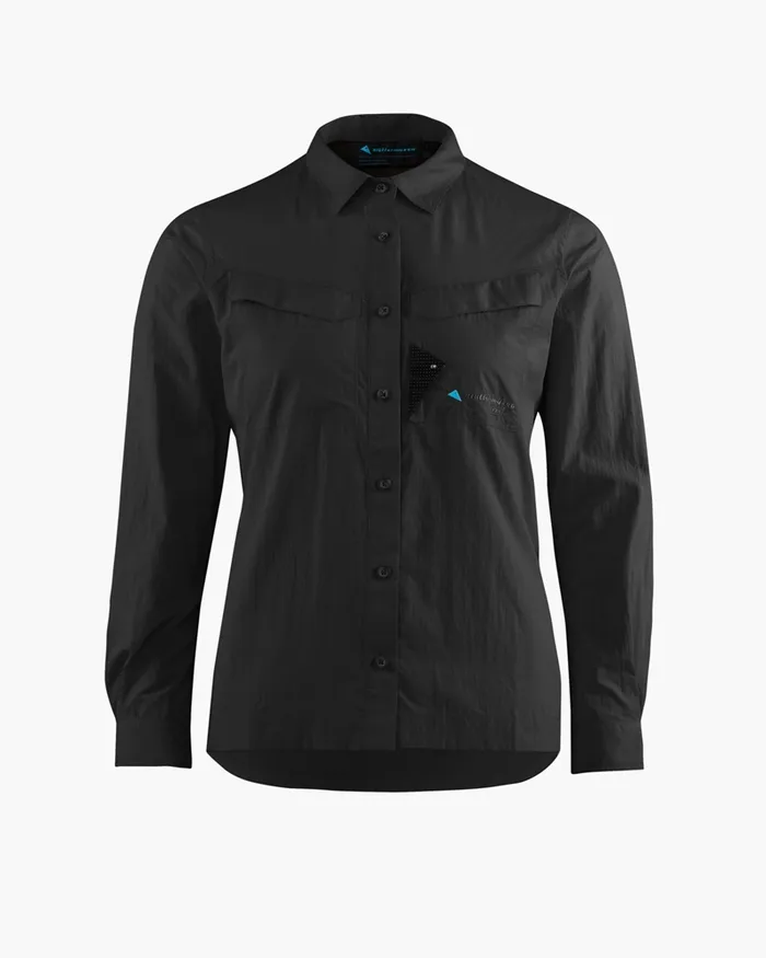 Syn Long Sleeve Shirt Raven Women Klttermusen Shirts