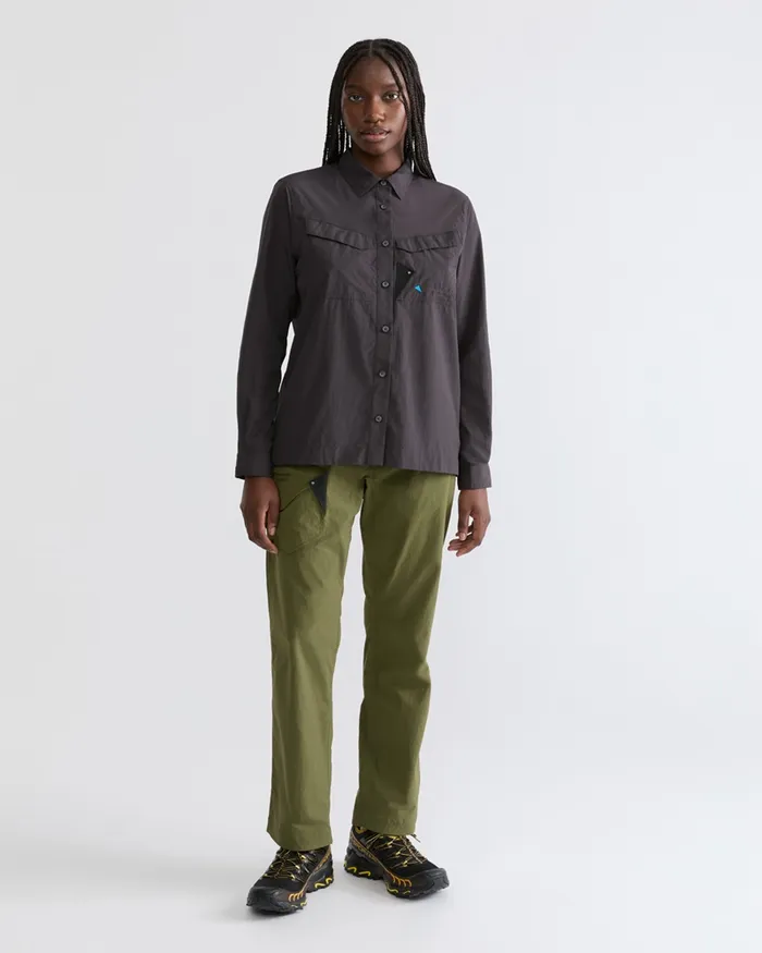 Syn Long Sleeve Shirt Raven Women Klttermusen Shirts