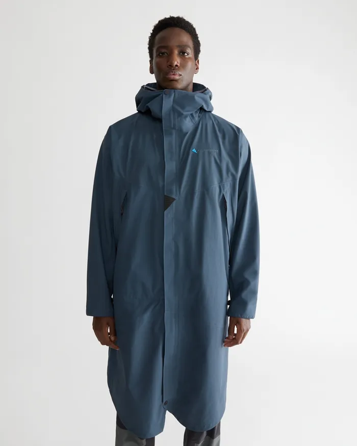 Syr Waterproof Levitend Parka Midnight Blue MenWomen Klttermusen Waterproof Jackets