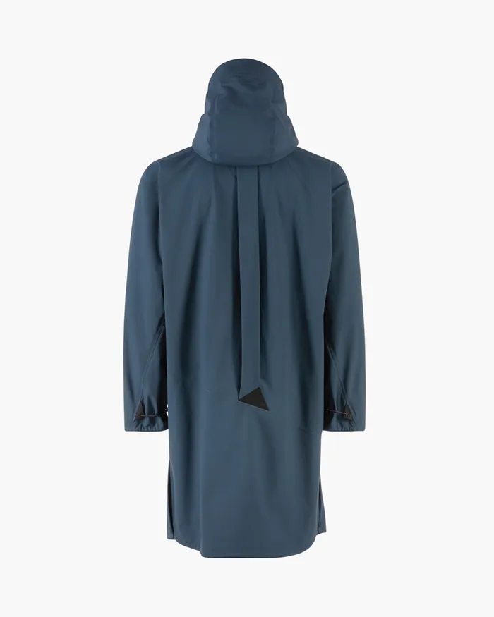 Syr Waterproof Levitend Parka Midnight Blue MenWomen Klttermusen Waterproof Jackets