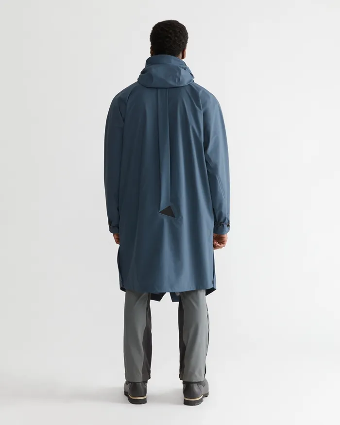 Syr Waterproof Levitend Parka Midnight Blue MenWomen Klttermusen Waterproof Jackets