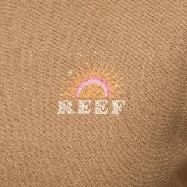 Tshirts and Tanks Women REEF Ali Boyfriend TShirt Lead Grey