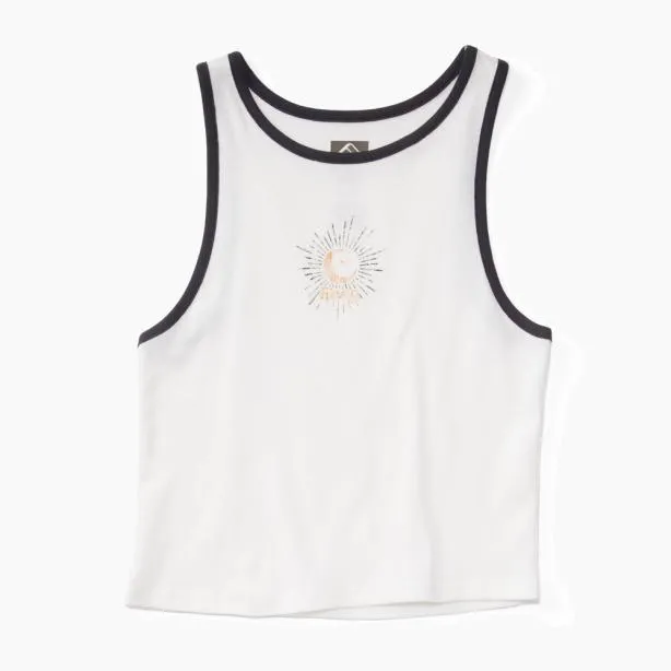 Tshirts and Tanks Women REEF Whoa Wicked Tank Top Marshmallow