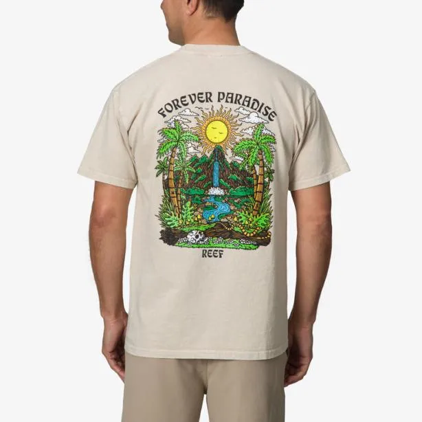 TShirts Men REEF Forever Short Sleeve TShirt Fog