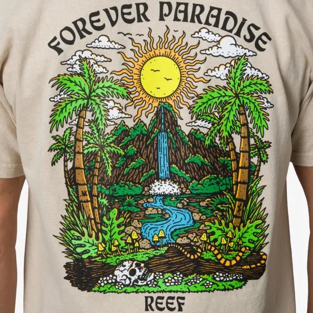 TShirts Men REEF Forever Short Sleeve TShirt Fog