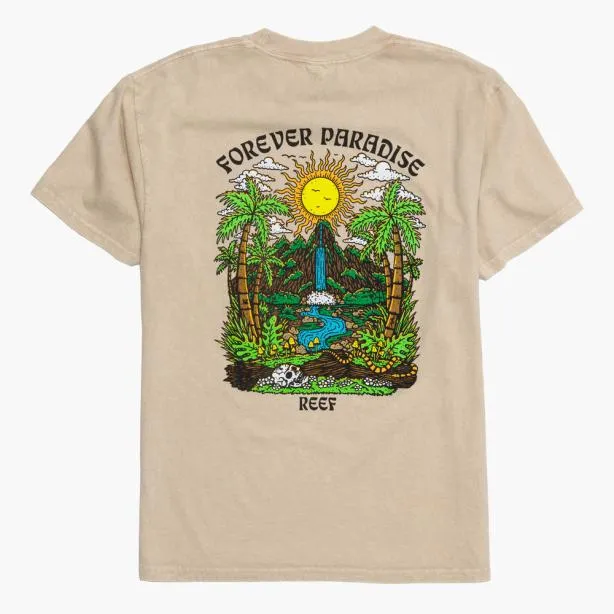 TShirts Men REEF Forever Short Sleeve TShirt Fog