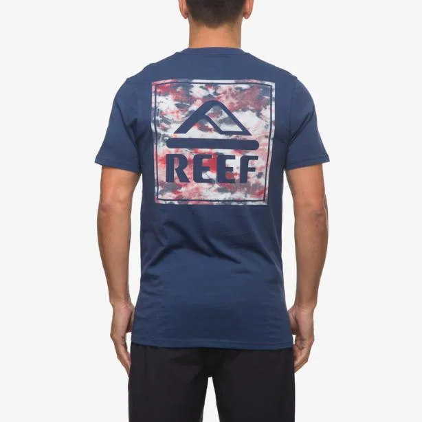 TShirts Men REEF Liberty Short Sleeve Tee Insigna Blue