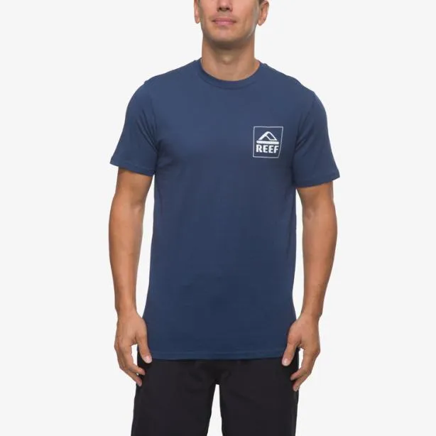 TShirts Men REEF Liberty Short Sleeve Tee Insigna Blue