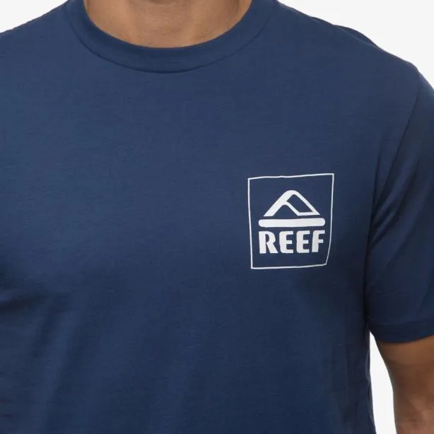 TShirts Men REEF Liberty Short Sleeve Tee Insigna Blue