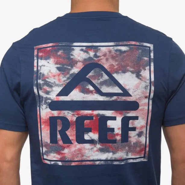 TShirts Men REEF Liberty Short Sleeve Tee Insigna Blue