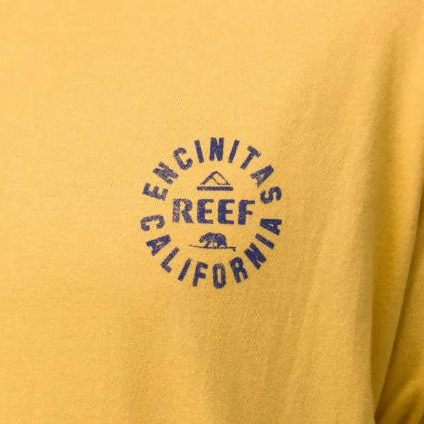 TShirts Men REEF Rancho Short Sleeve TShirt Ochre Navy
