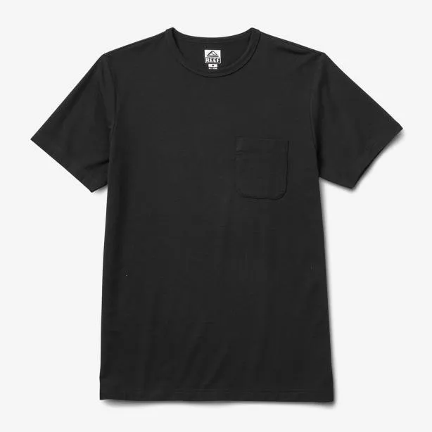 TShirts Men REEF Smith Ss Knit Caviar