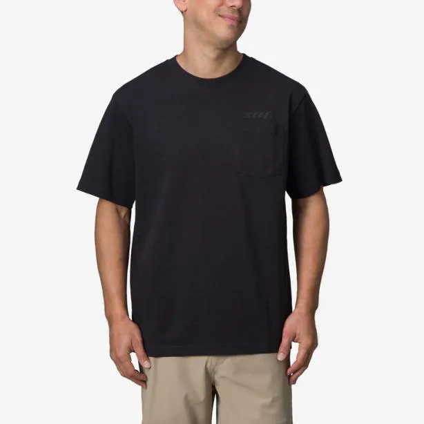 TShirts Men REEF Speed Pocket Short Sleeve TShirt Caviar