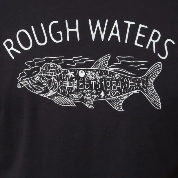 TShirts Men REEF Tatted Short Sleeve TShirt Caviar