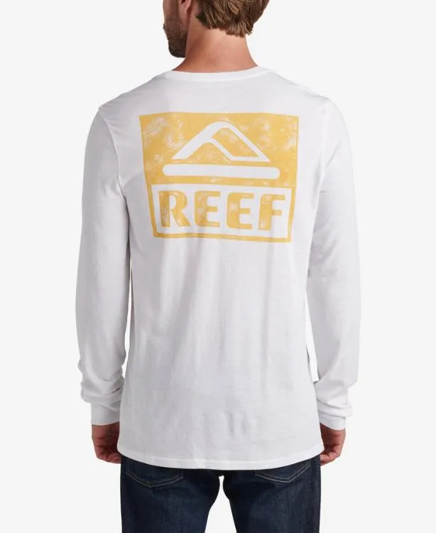 TShirts Men REEF Wellie Long Sleeve TShirt White