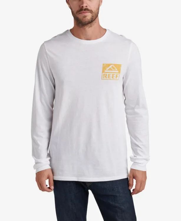 TShirts Men REEF Wellie Long Sleeve TShirt White