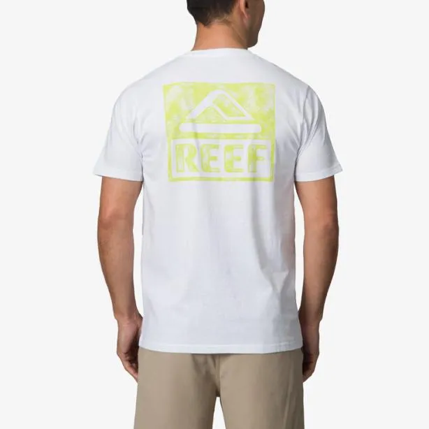 TShirts Men REEF Wellie Too Short Sleeve TShirt Bright White