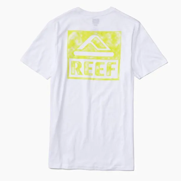 TShirts Men REEF Wellie Too Short Sleeve TShirt Bright White