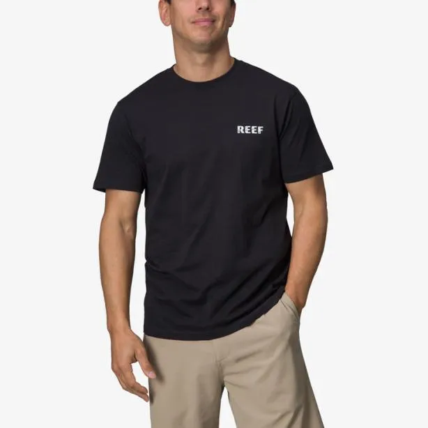 TShirts Men REEF Wellie Too Short Sleeve TShirt Caviar