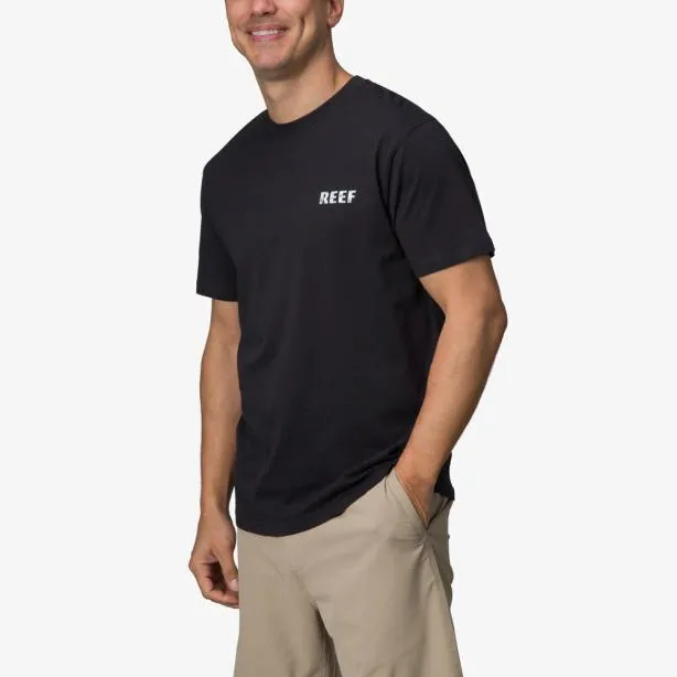 TShirts Men REEF Wellie Too Short Sleeve TShirt Caviar