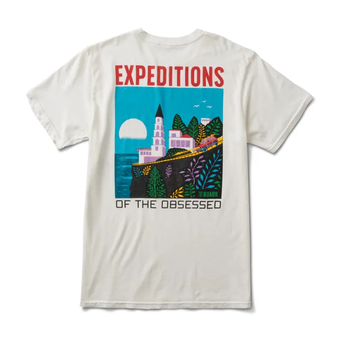 Tees Men Roark Expeditions Of The Obsessed Premium Tee Off White