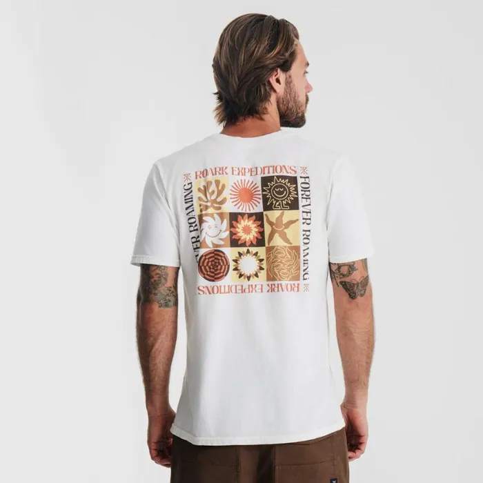 Tees Men Roark Expeditions Premium Tee Mosaic Off White