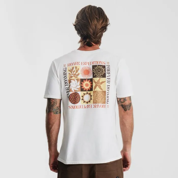 Tees Men Roark Expeditions Premium Tee Mosaic Off White