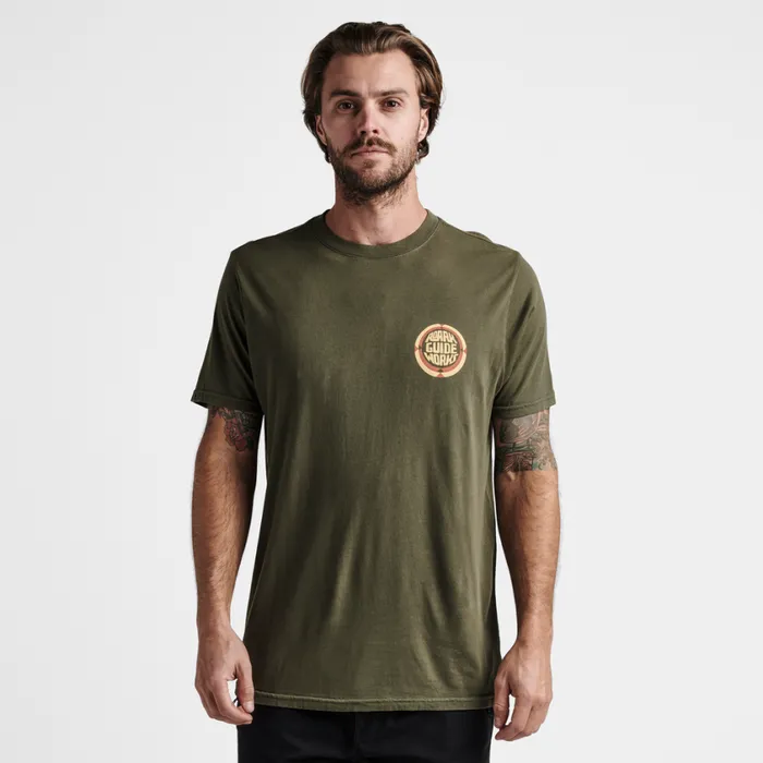 Tees Men Roark Guideworks Sardegna Premium Tee Military