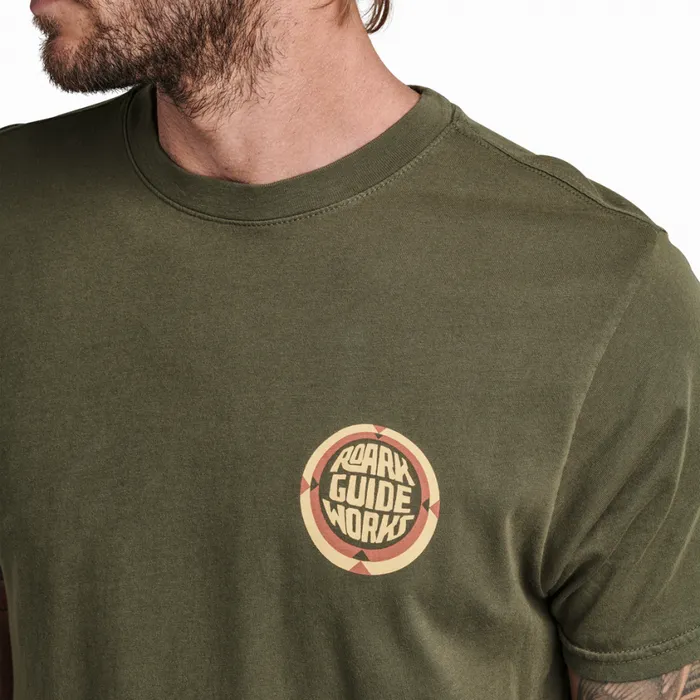 Tees Men Roark Guideworks Sardegna Premium Tee Military