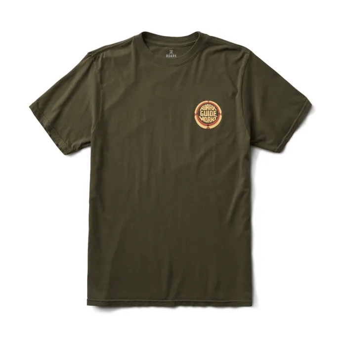 Tees Men Roark Guideworks Sardegna Premium Tee Military