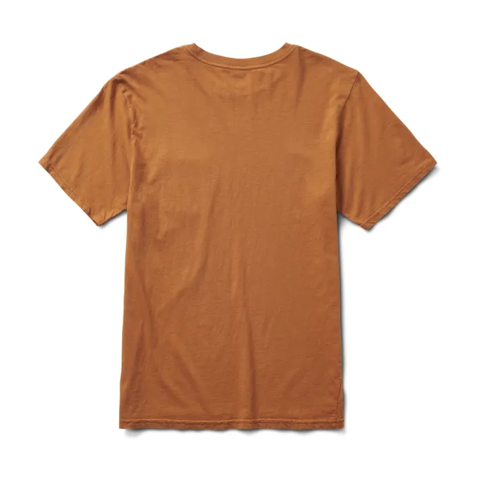 Tees Men Roark Label Pocket Premium Tee Pignoli Brown