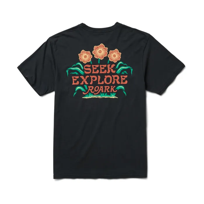 Tees Men Roark Seek and Explore Premium Tee Black
