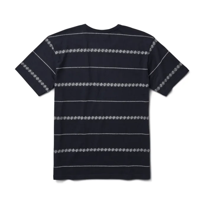 Tees Men Roark Well Worn Horizon Jacquard Tee Dark Navy