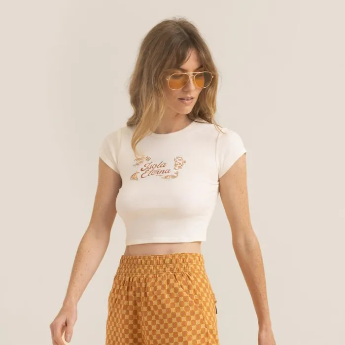 Tees Women Roark Icon Isola Premium Tee Coconut