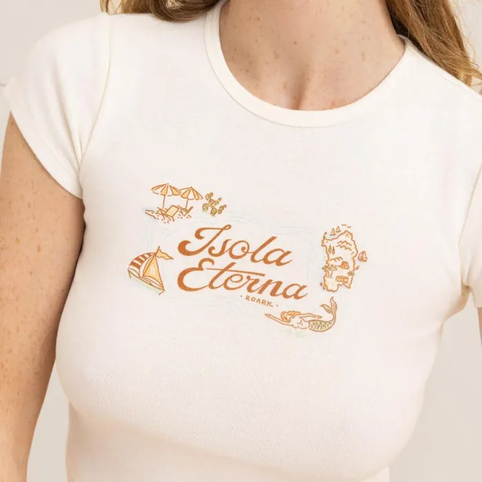 Tees Women Roark Icon Isola Premium Tee Coconut