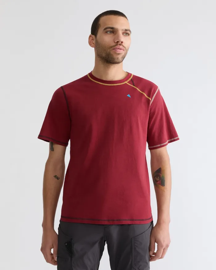 Torre Short Sleeve Tee Russet Men Klttermusen TShirts