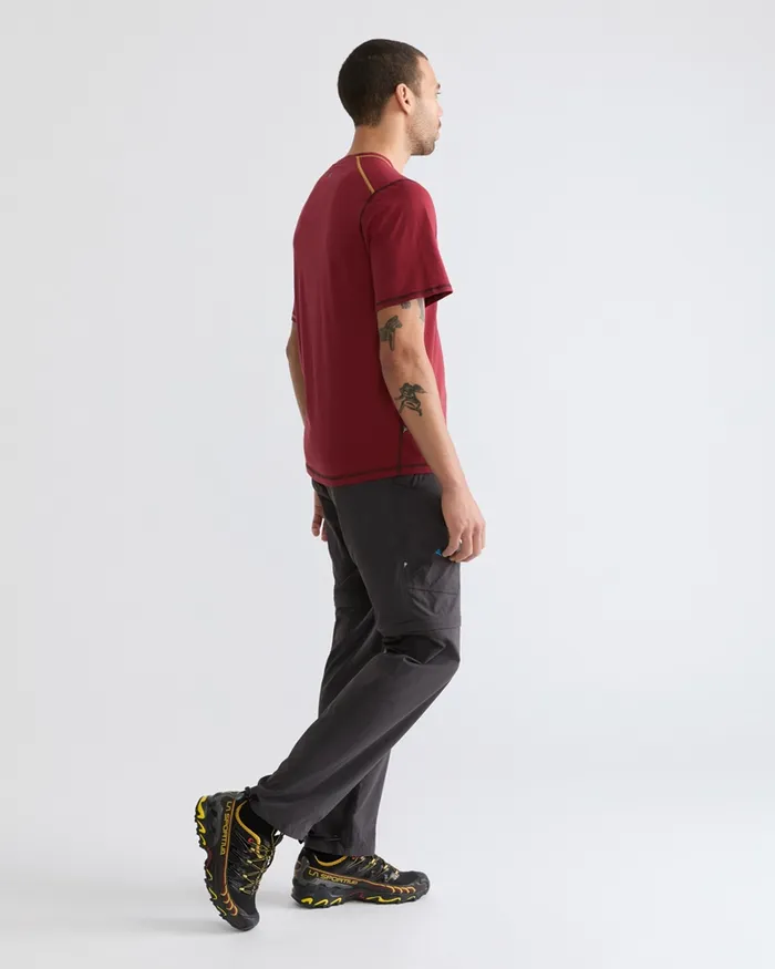 Torre Short Sleeve Tee Russet Men Klttermusen TShirts