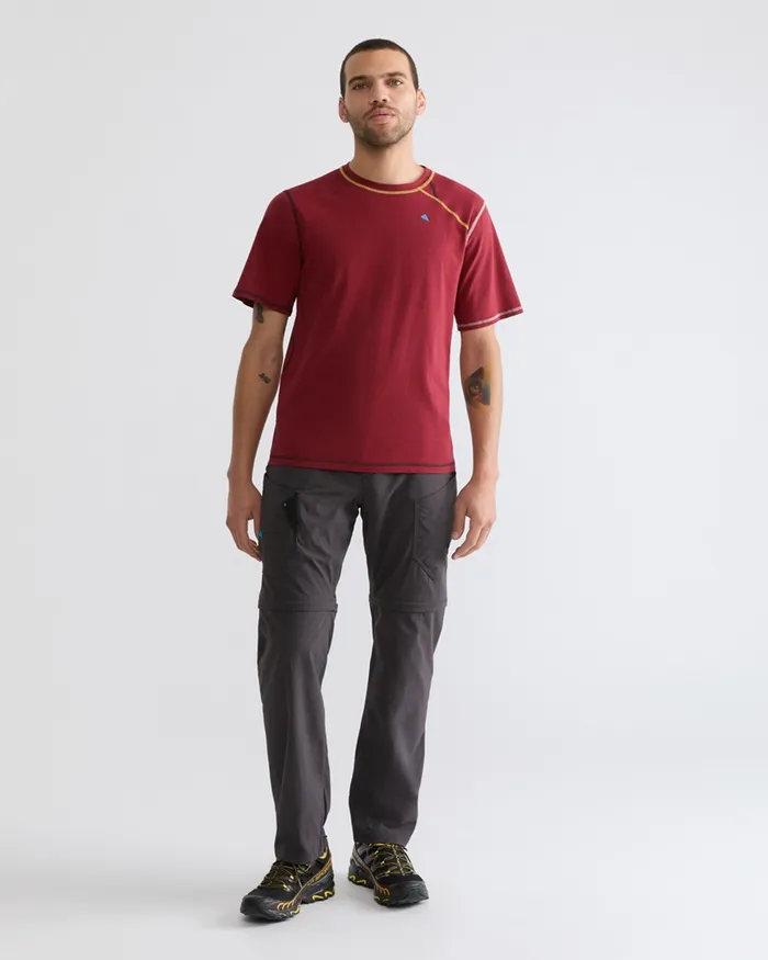 Torre Short Sleeve Tee Russet Men Klttermusen TShirts