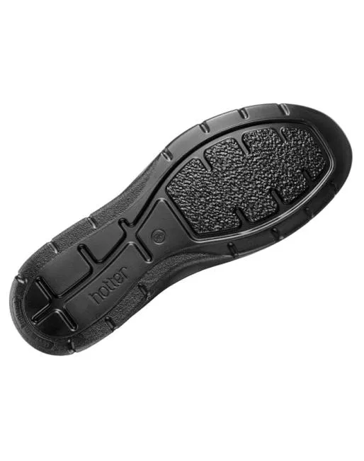 Touch Fasten Mens Hotter Energise Shoes Dark Brown