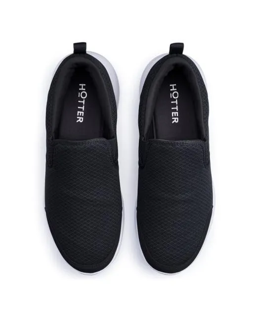 Trainers Mens Hotter Start Trainers Black White