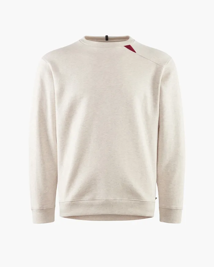 Turid Crew Sweater Off The Mountain Frostgrey Melange Men Klttermusen Fleeces and Sweaters Turid Crew Sweater Off The Mountain Frostgrey Melange Men Klttermusen Fleeces and Sweaters