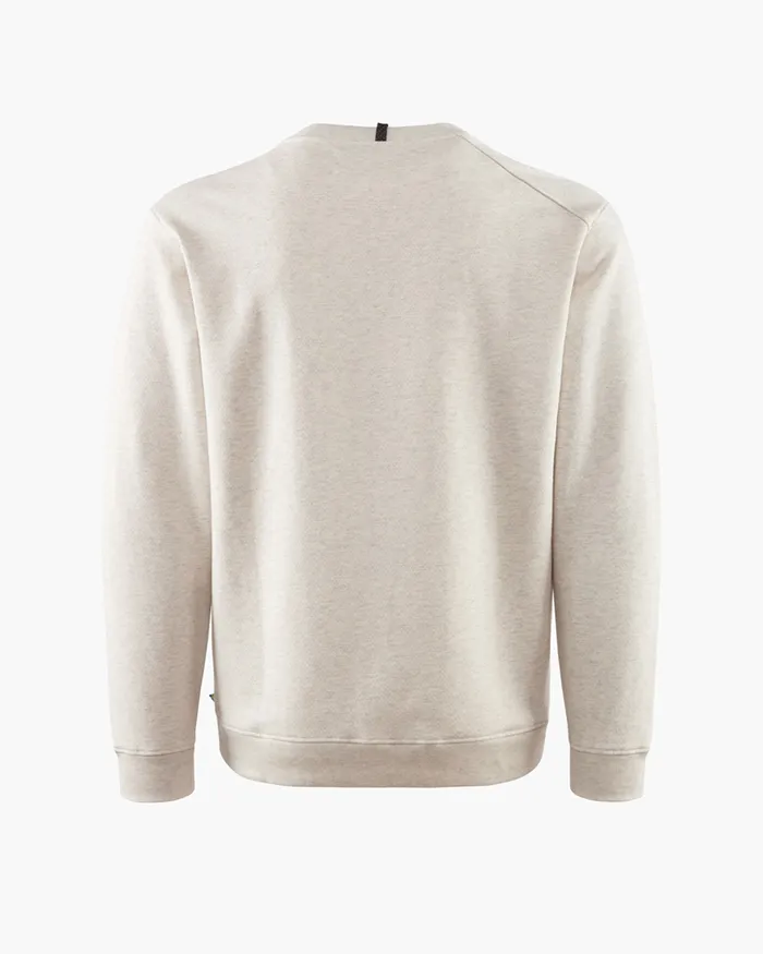 Turid Crew Sweater Off The Mountain Frostgrey Melange Men Klttermusen Fleeces and Sweaters