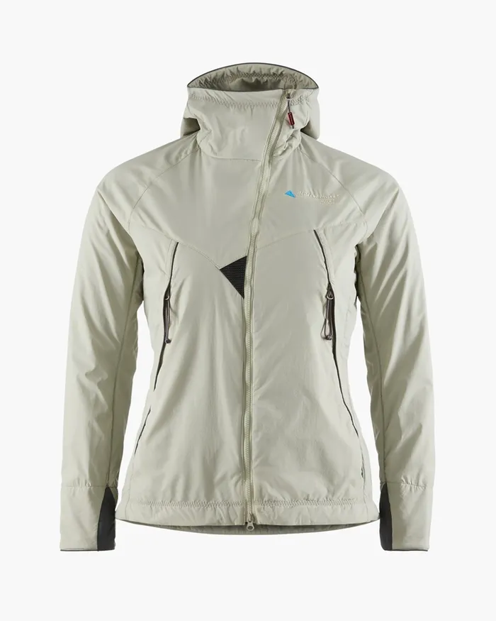 Vale Primaloft Hooded Jacket Pale Green Women Klttermusen Down and Insulated Jackets