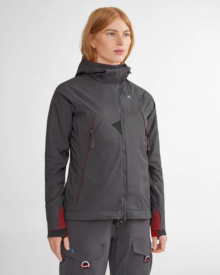 Vale Primaloft Hooded Jacket Raven Women Klttermusen Down and Insulated Jackets