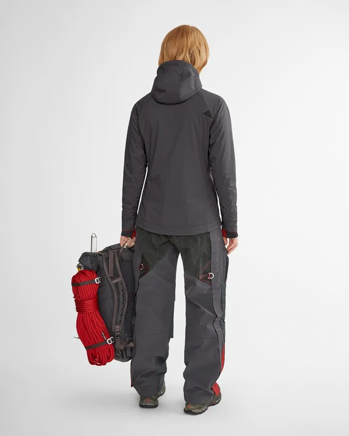 Vale Primaloft Hooded Jacket Raven Women Klttermusen Down and Insulated Jackets