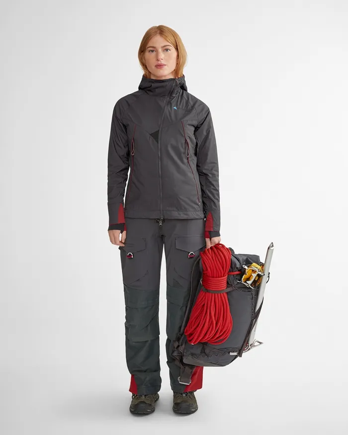 Vale Primaloft Hooded Jacket Raven Women Klttermusen Down and Insulated Jackets