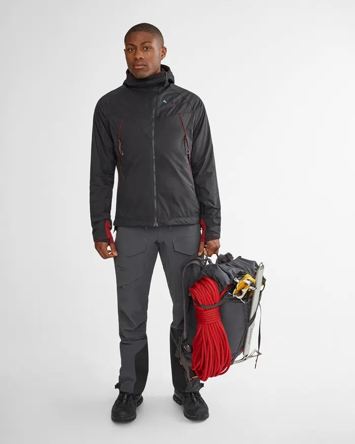 Vale Primaloft Hooded Jacket Rose Red Men Klttermusen Down and Insulated Jackets
