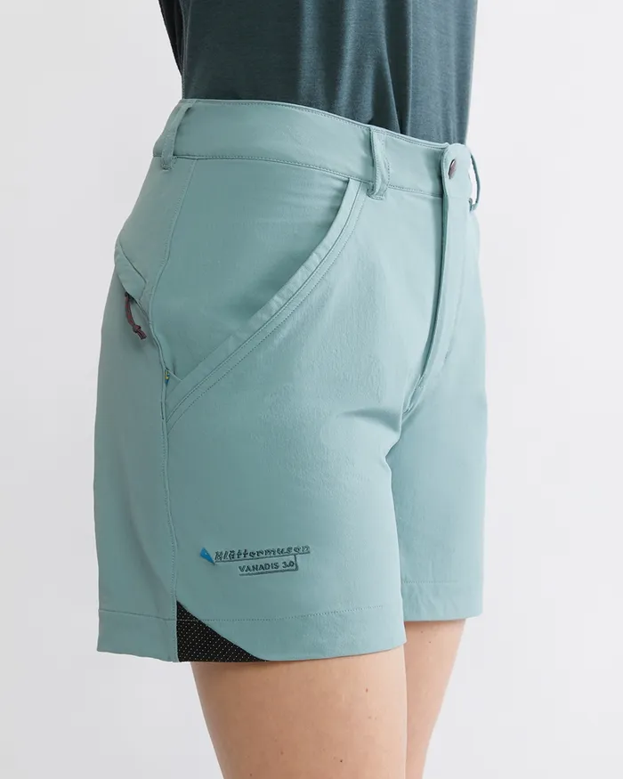 Vanadis 30 Light WindStretch Pants Rose Red Women Klttermusen Shorts